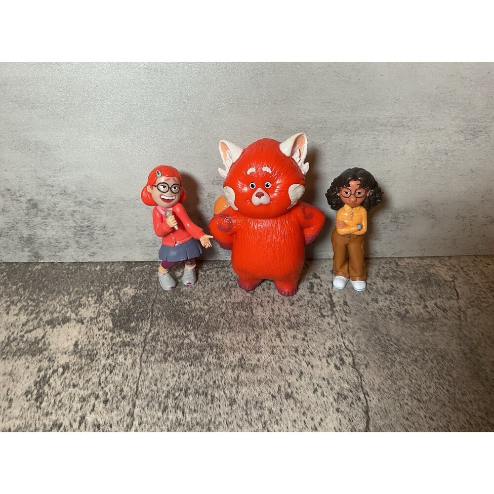 Disney Turning Red Figures Set Of 3